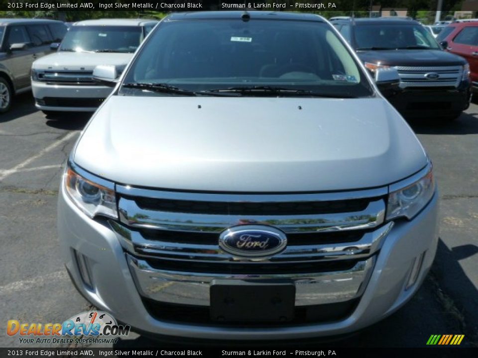 2013 Ford Edge Limited AWD Ingot Silver Metallic / Charcoal Black Photo #6