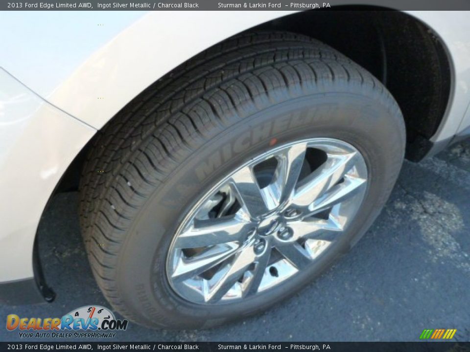 2013 Ford Edge Limited AWD Ingot Silver Metallic / Charcoal Black Photo #7