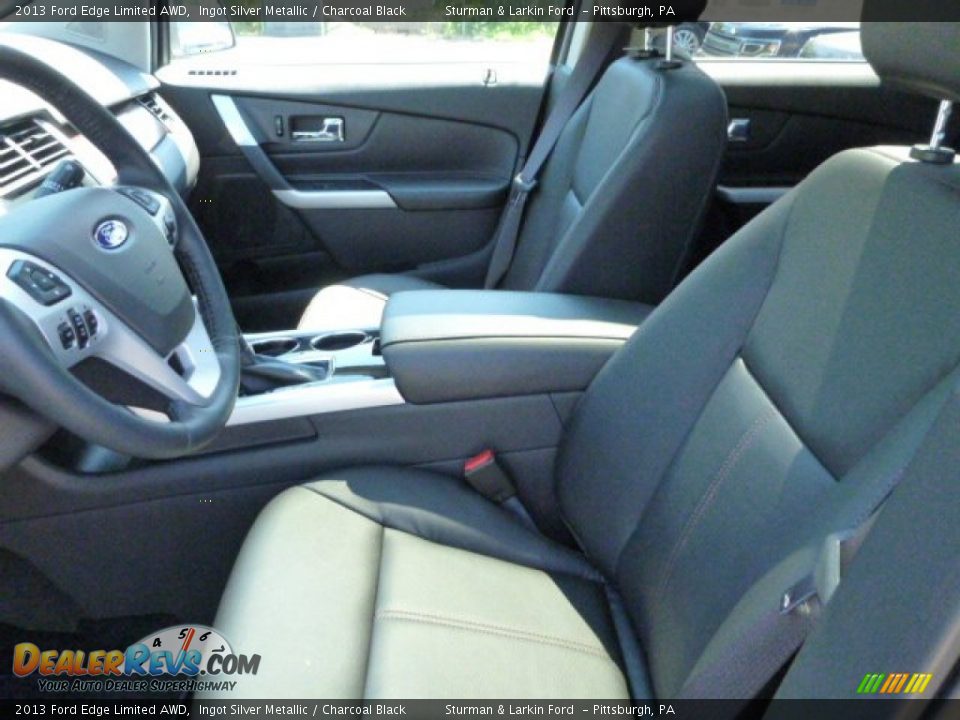 2013 Ford Edge Limited AWD Ingot Silver Metallic / Charcoal Black Photo #8