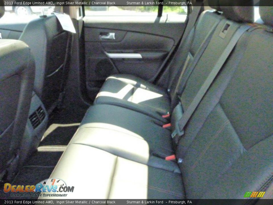 2013 Ford Edge Limited AWD Ingot Silver Metallic / Charcoal Black Photo #9