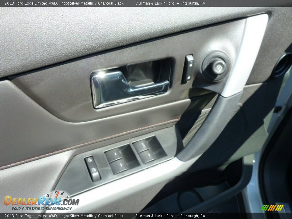 2013 Ford Edge Limited AWD Ingot Silver Metallic / Charcoal Black Photo #11