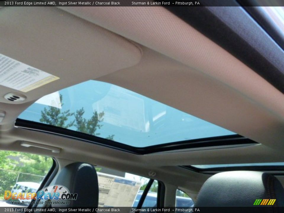 2013 Ford Edge Limited AWD Ingot Silver Metallic / Charcoal Black Photo #12