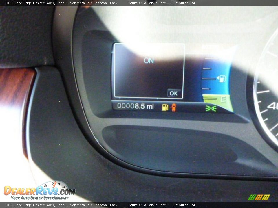 2013 Ford Edge Limited AWD Ingot Silver Metallic / Charcoal Black Photo #15