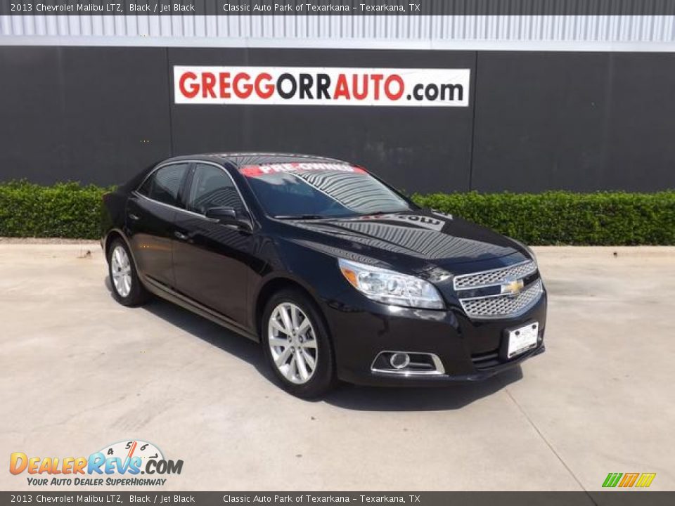 2013 Chevrolet Malibu LTZ Black / Jet Black Photo #1