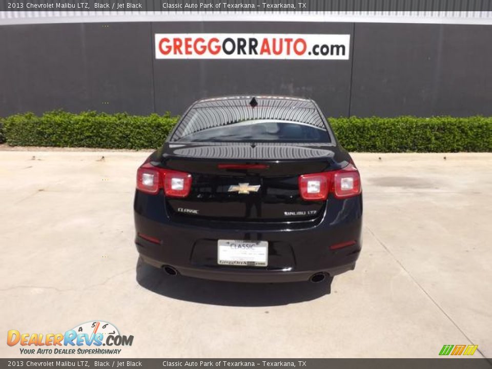 2013 Chevrolet Malibu LTZ Black / Jet Black Photo #8