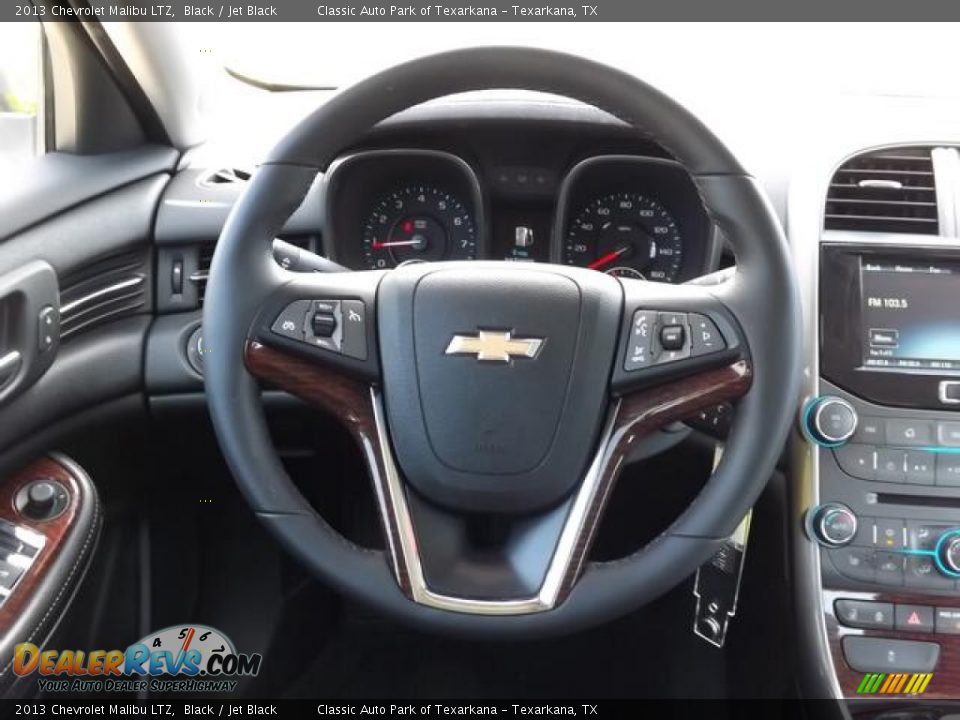 2013 Chevrolet Malibu LTZ Black / Jet Black Photo #18