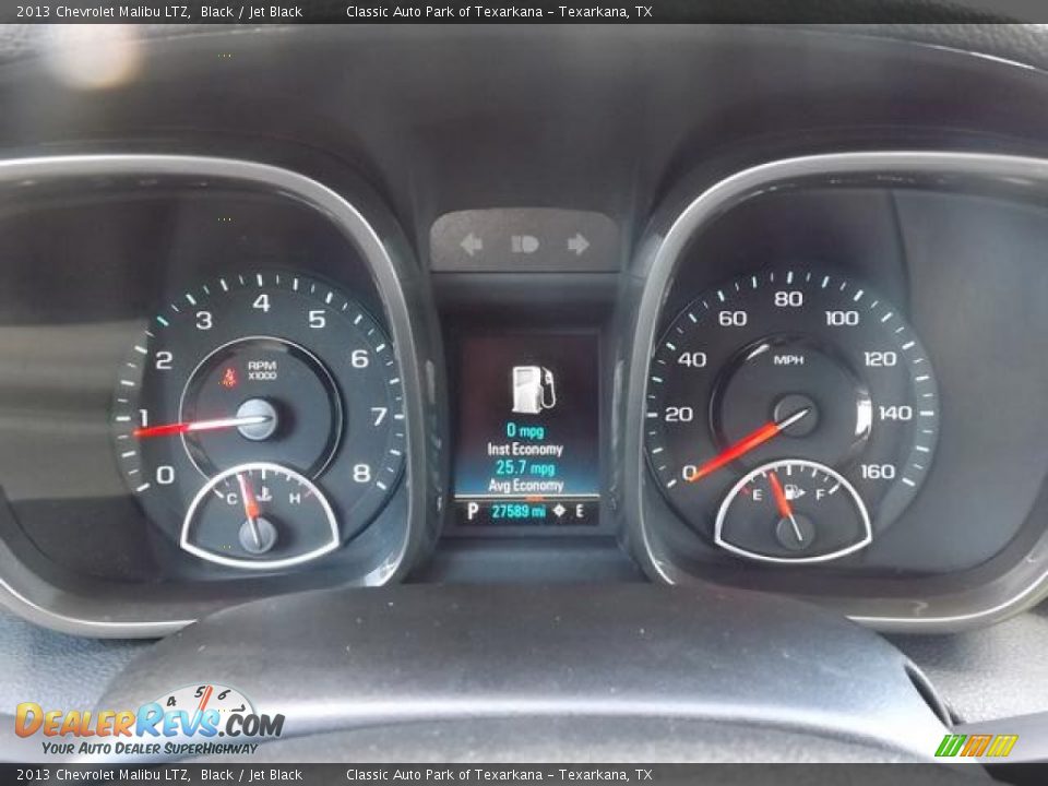 2013 Chevrolet Malibu LTZ Black / Jet Black Photo #19