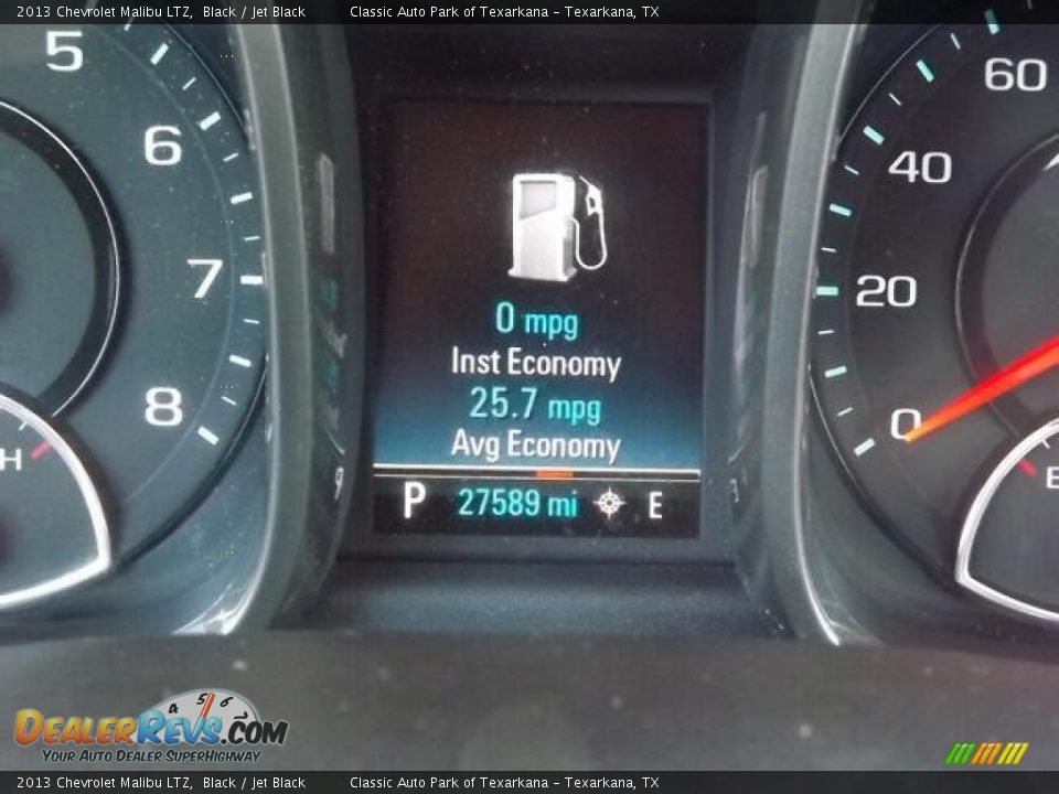 2013 Chevrolet Malibu LTZ Black / Jet Black Photo #20