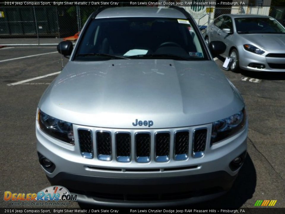 2014 Jeep Compass Sport Bright Silver Metallic / Dark Slate Gray Photo #10