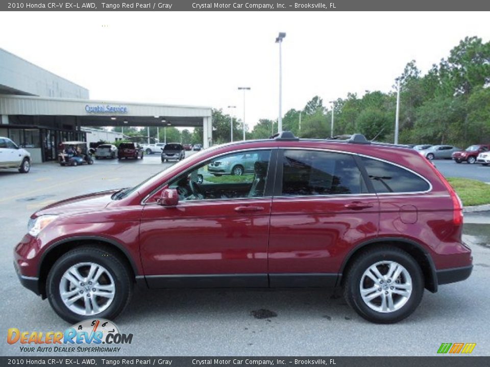 2010 Honda CR-V EX-L AWD Tango Red Pearl / Gray Photo #2