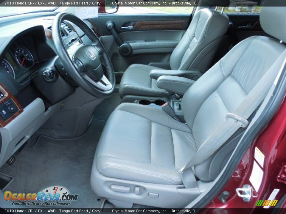 2010 Honda CR-V EX-L AWD Tango Red Pearl / Gray Photo #4