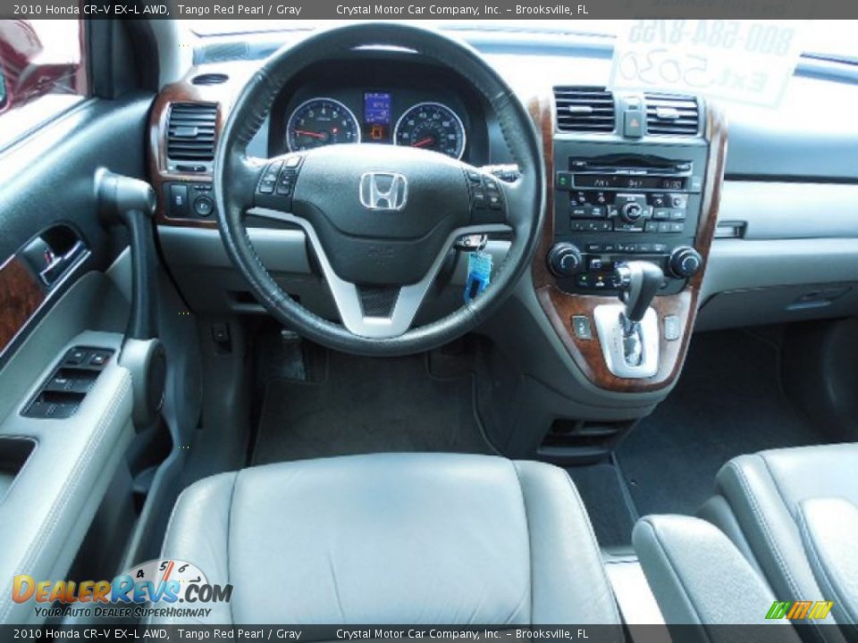 2010 Honda CR-V EX-L AWD Tango Red Pearl / Gray Photo #6