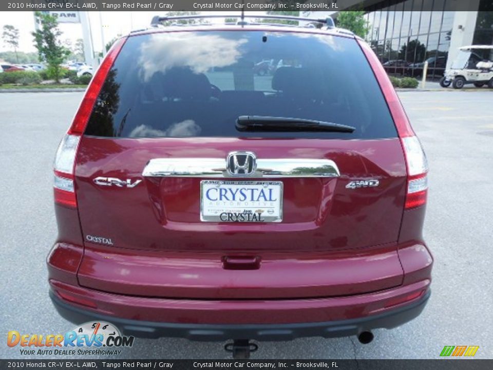 2010 Honda CR-V EX-L AWD Tango Red Pearl / Gray Photo #8
