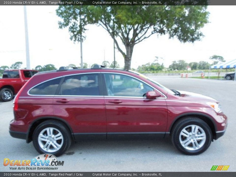 2010 Honda CR-V EX-L AWD Tango Red Pearl / Gray Photo #10