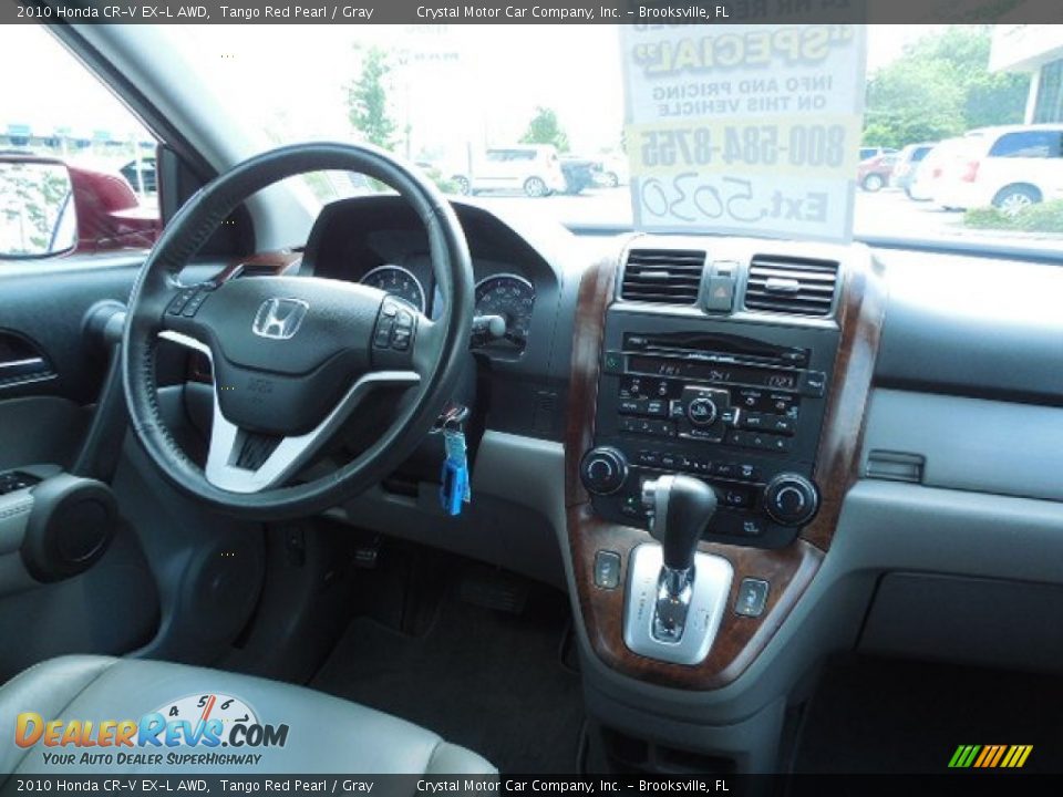 2010 Honda CR-V EX-L AWD Tango Red Pearl / Gray Photo #12
