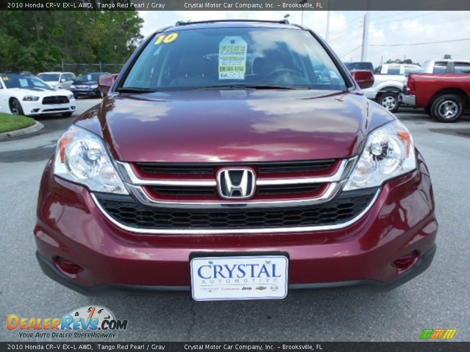 2010 Honda CR-V EX-L AWD Tango Red Pearl / Gray Photo #14