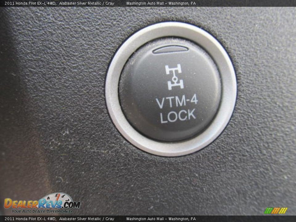 2011 Honda Pilot EX-L 4WD Alabaster Silver Metallic / Gray Photo #18