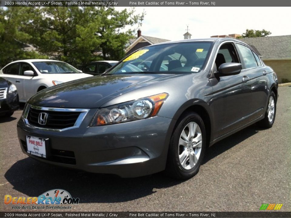 2009 Honda Accord LX-P Sedan Polished Metal Metallic / Gray Photo #1