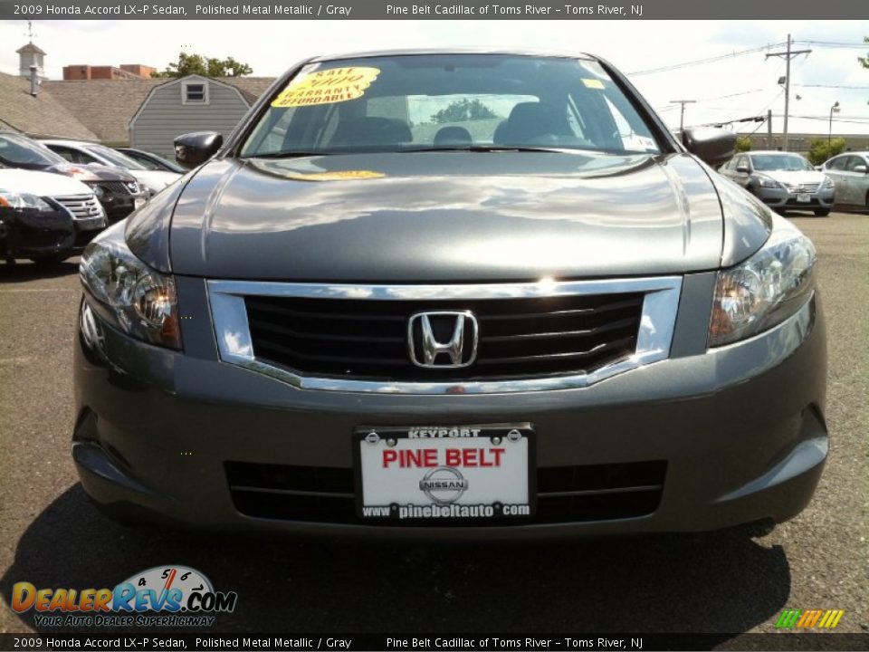 2009 Honda Accord LX-P Sedan Polished Metal Metallic / Gray Photo #2