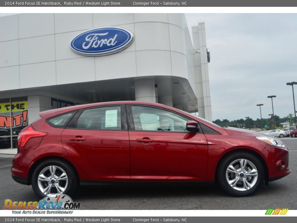 Ruby Red 2014 Ford Focus SE Hatchback Photo #2
