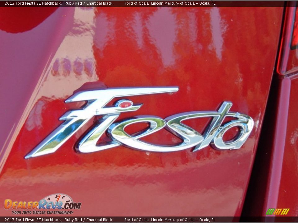 2013 Ford Fiesta SE Hatchback Ruby Red / Charcoal Black Photo #4