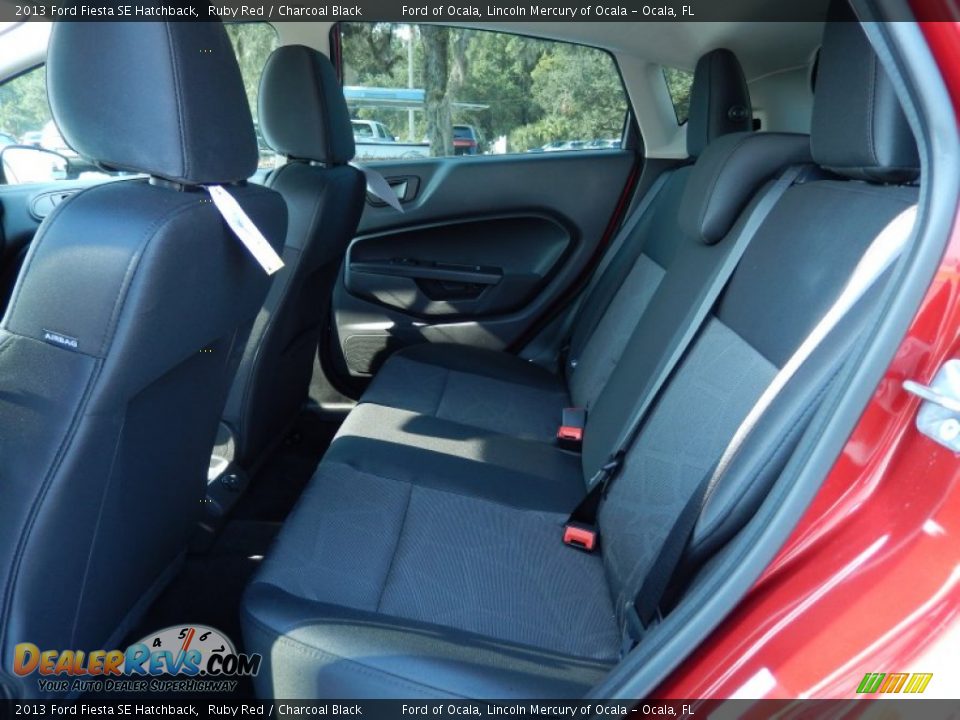 2013 Ford Fiesta SE Hatchback Ruby Red / Charcoal Black Photo #7