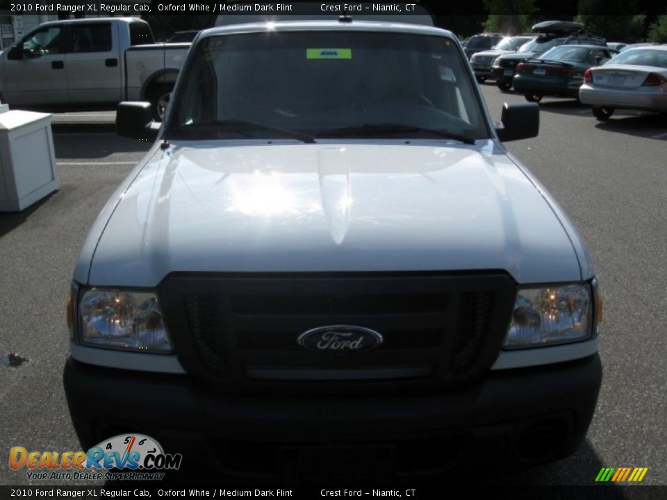 2010 Ford Ranger XL Regular Cab Oxford White / Medium Dark Flint Photo #2