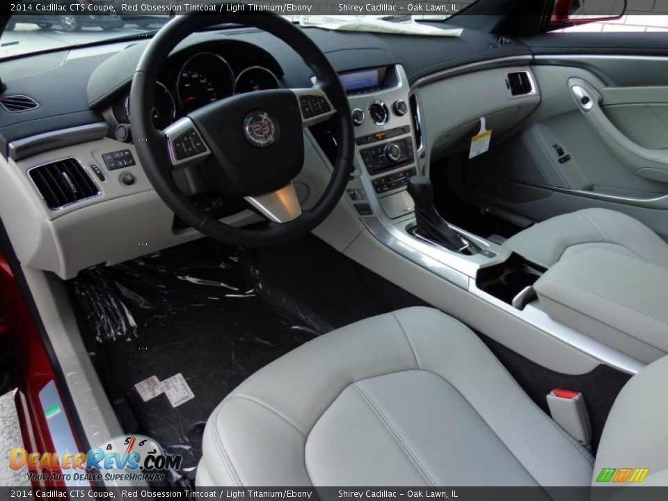 Light Titanium Ebony Interior 2014 Cadillac Cts Coupe