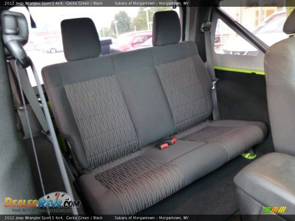 2012 Jeep Wrangler Sport S 4x4 Gecko Green / Black Photo #5