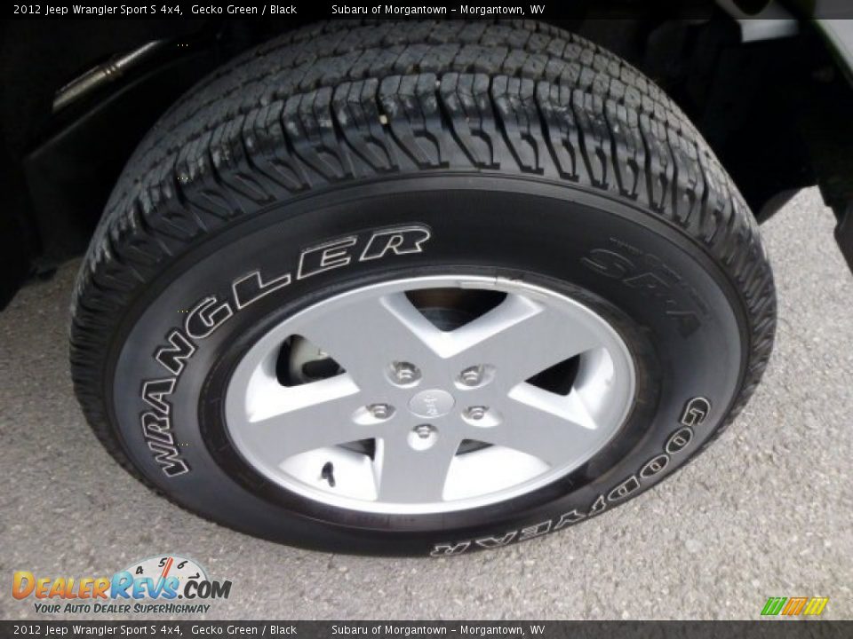 2012 Jeep Wrangler Sport S 4x4 Gecko Green / Black Photo #13