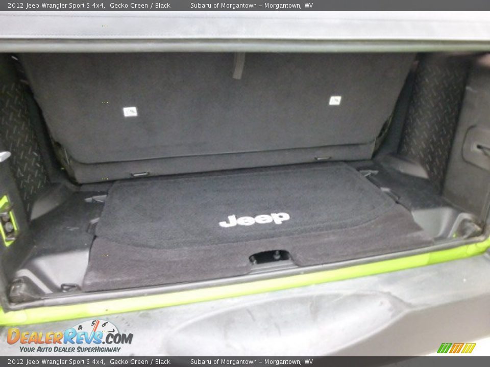 2012 Jeep Wrangler Sport S 4x4 Gecko Green / Black Photo #15
