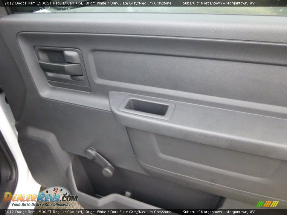 2012 Dodge Ram 1500 ST Regular Cab 4x4 Bright White / Dark Slate Gray/Medium Graystone Photo #14