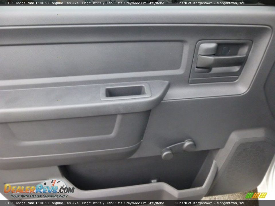 2012 Dodge Ram 1500 ST Regular Cab 4x4 Bright White / Dark Slate Gray/Medium Graystone Photo #17