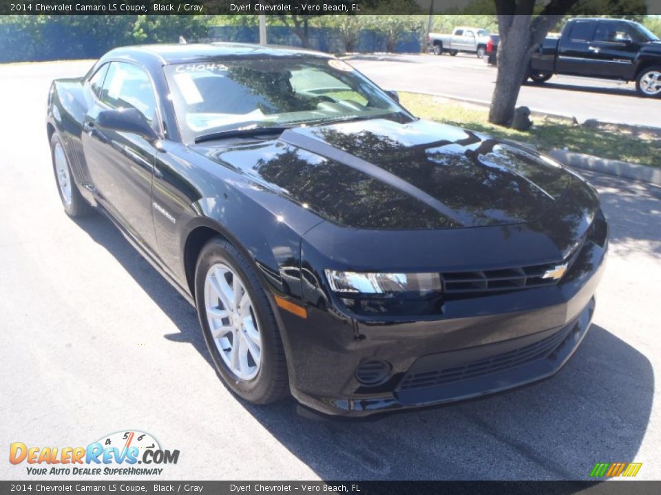 2014 Chevrolet Camaro LS Coupe Black / Gray Photo #1