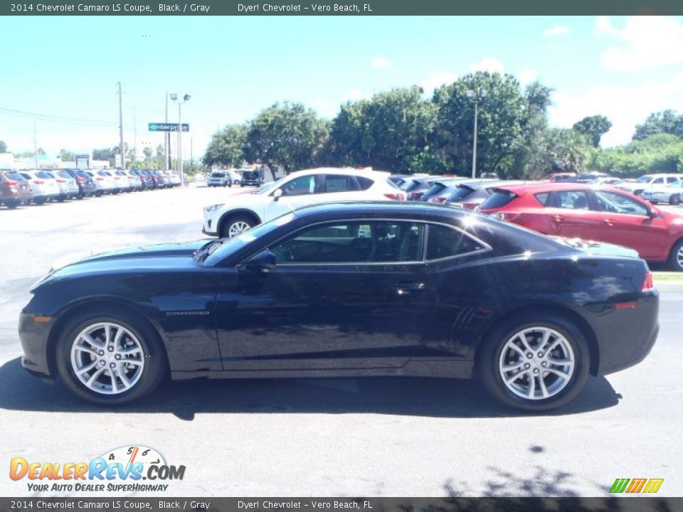 2014 Chevrolet Camaro LS Coupe Black / Gray Photo #3