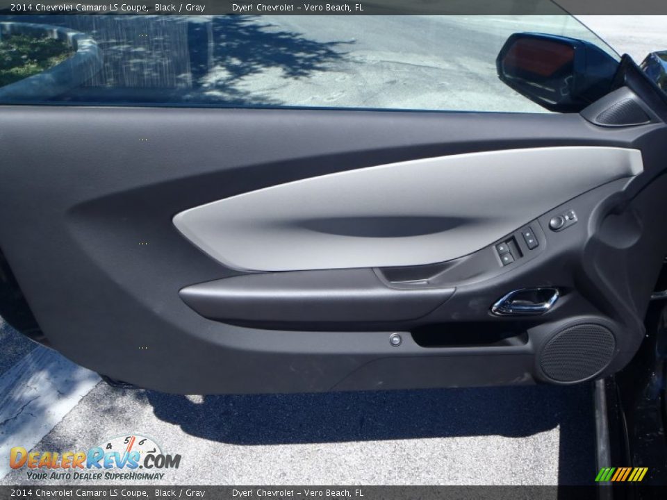 2014 Chevrolet Camaro LS Coupe Black / Gray Photo #8