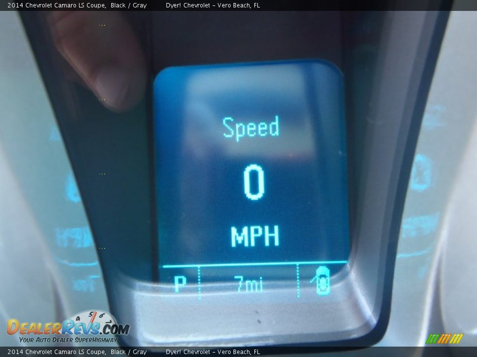 2014 Chevrolet Camaro LS Coupe Black / Gray Photo #13