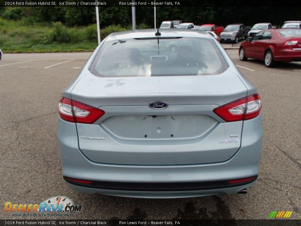 2014 Ford Fusion Hybrid SE Ice Storm / Charcoal Black Photo #7