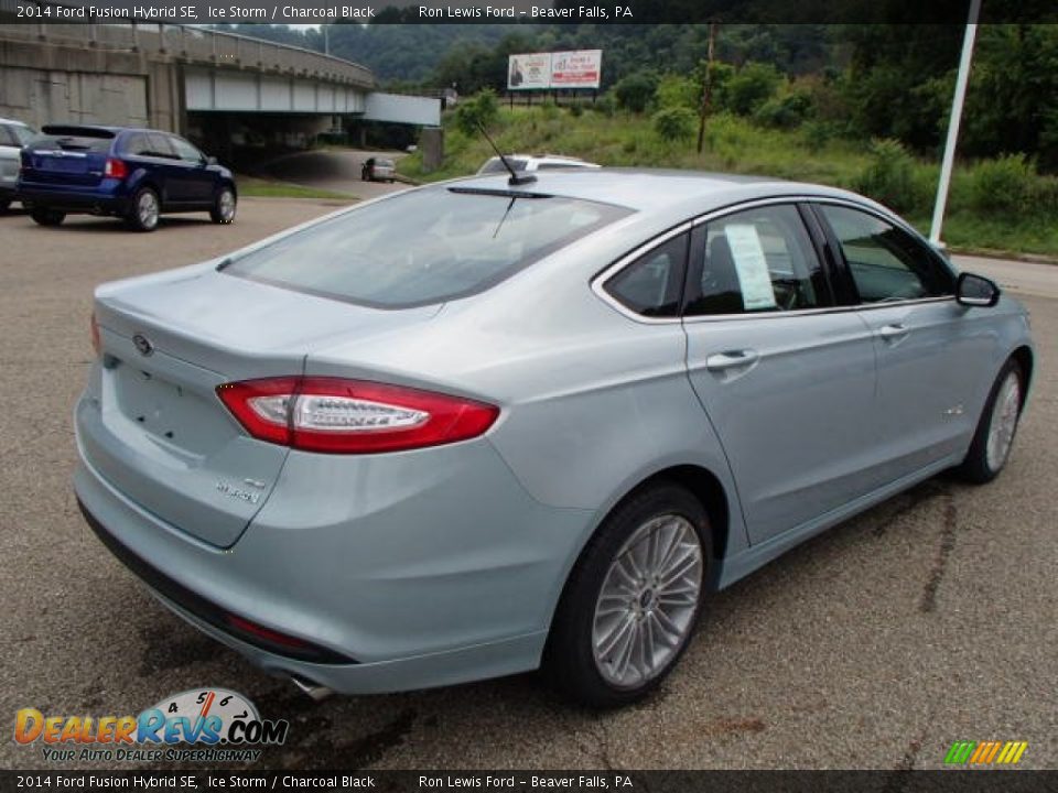 2014 Ford Fusion Hybrid SE Ice Storm / Charcoal Black Photo #8