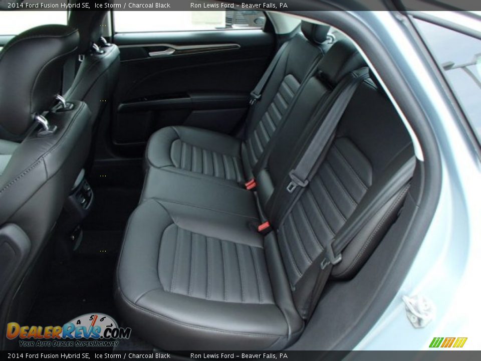 Rear Seat of 2014 Ford Fusion Hybrid SE Photo #11