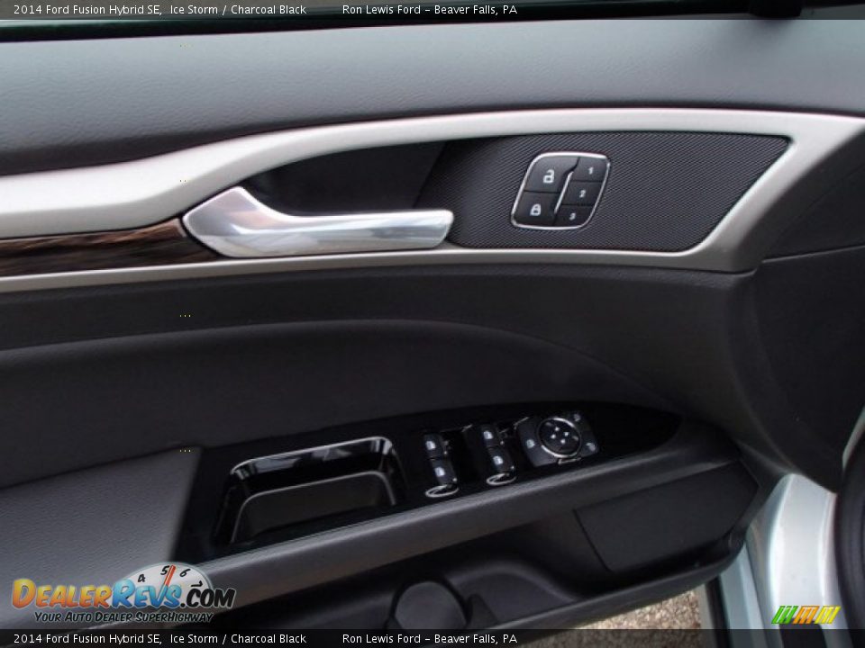 2014 Ford Fusion Hybrid SE Ice Storm / Charcoal Black Photo #13