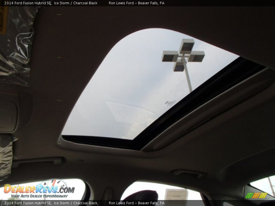 2014 Ford Fusion Hybrid SE Ice Storm / Charcoal Black Photo #15