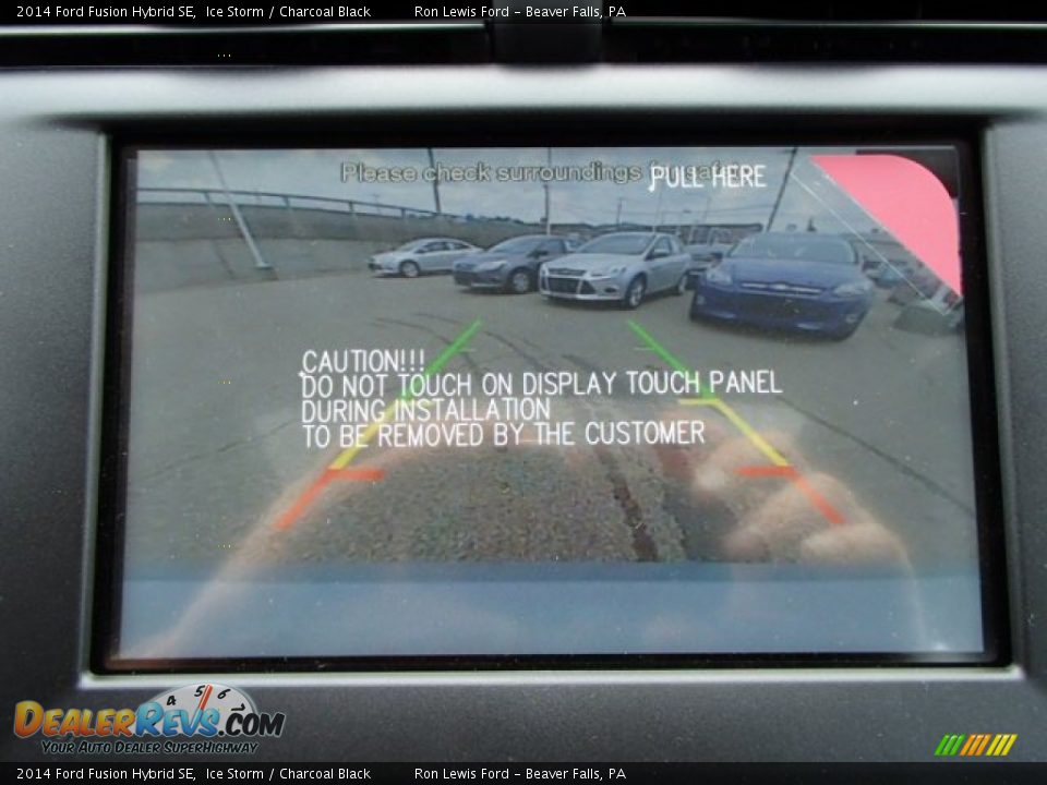 2014 Ford Fusion Hybrid SE Ice Storm / Charcoal Black Photo #18