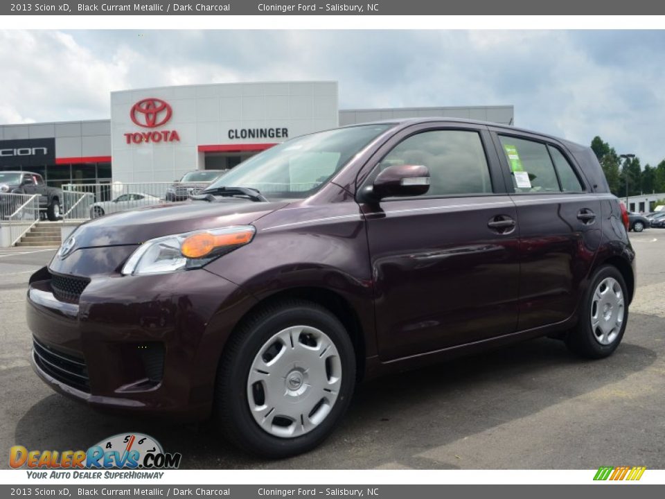 2013 Scion xD Black Currant Metallic / Dark Charcoal Photo #1