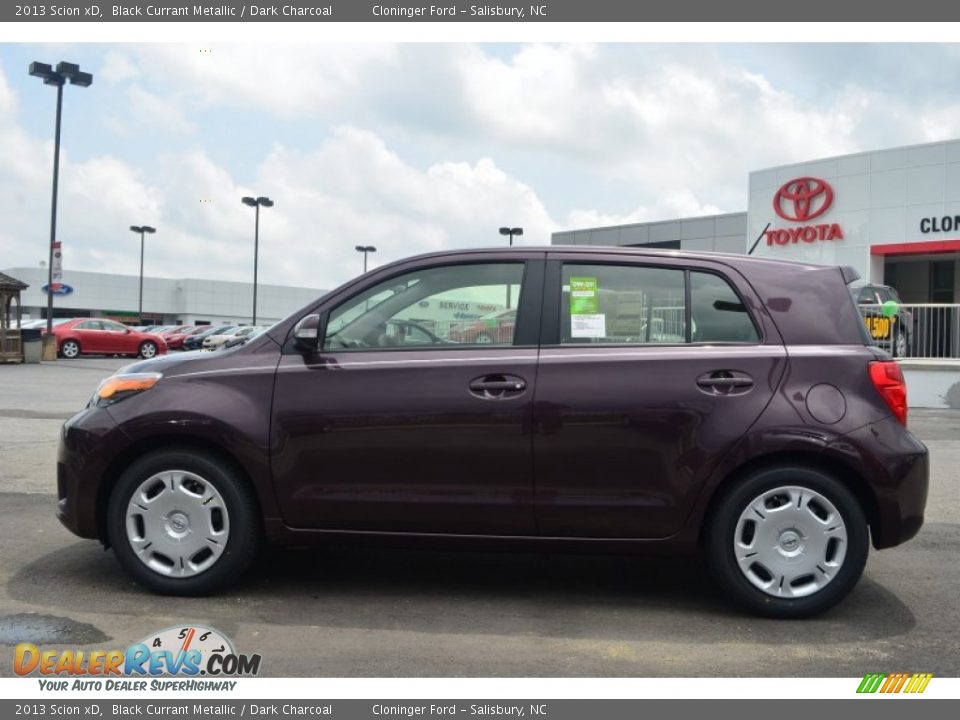 2013 Scion xD Black Currant Metallic / Dark Charcoal Photo #2