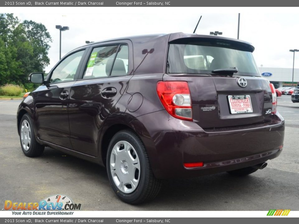 2013 Scion xD Black Currant Metallic / Dark Charcoal Photo #18