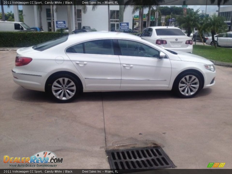 2011 Volkswagen CC Sport Candy White / Black Photo #6