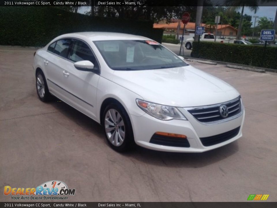 2011 Volkswagen CC Sport Candy White / Black Photo #7