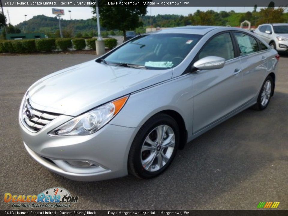 2013 Hyundai Sonata Limited Radiant Silver / Black Photo #3
