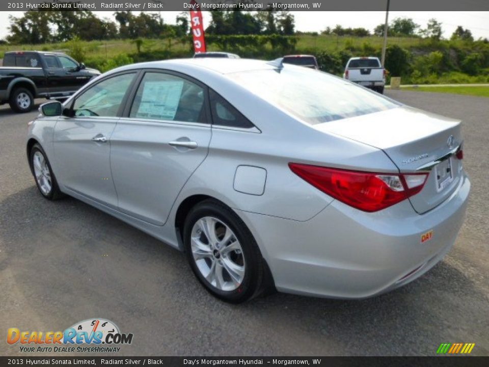 2013 Hyundai Sonata Limited Radiant Silver / Black Photo #5